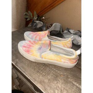 Skechers Womens Sneaker Shoes Sz 9.5 Tye Dye Lavender Scented Sole